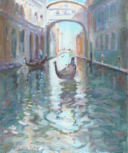 Venice Scene oil painting
